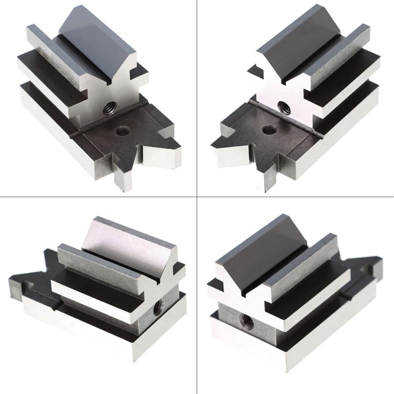 Timunr 3-1/2 x 1-7/8 x 1-7/8 Accuracy V Block with Clamp Set, All Angle Hardened Steel Multi-use Gauge Gage Machinist Tool Fit for Drilling, Milling and Grinding Operations - Image 4